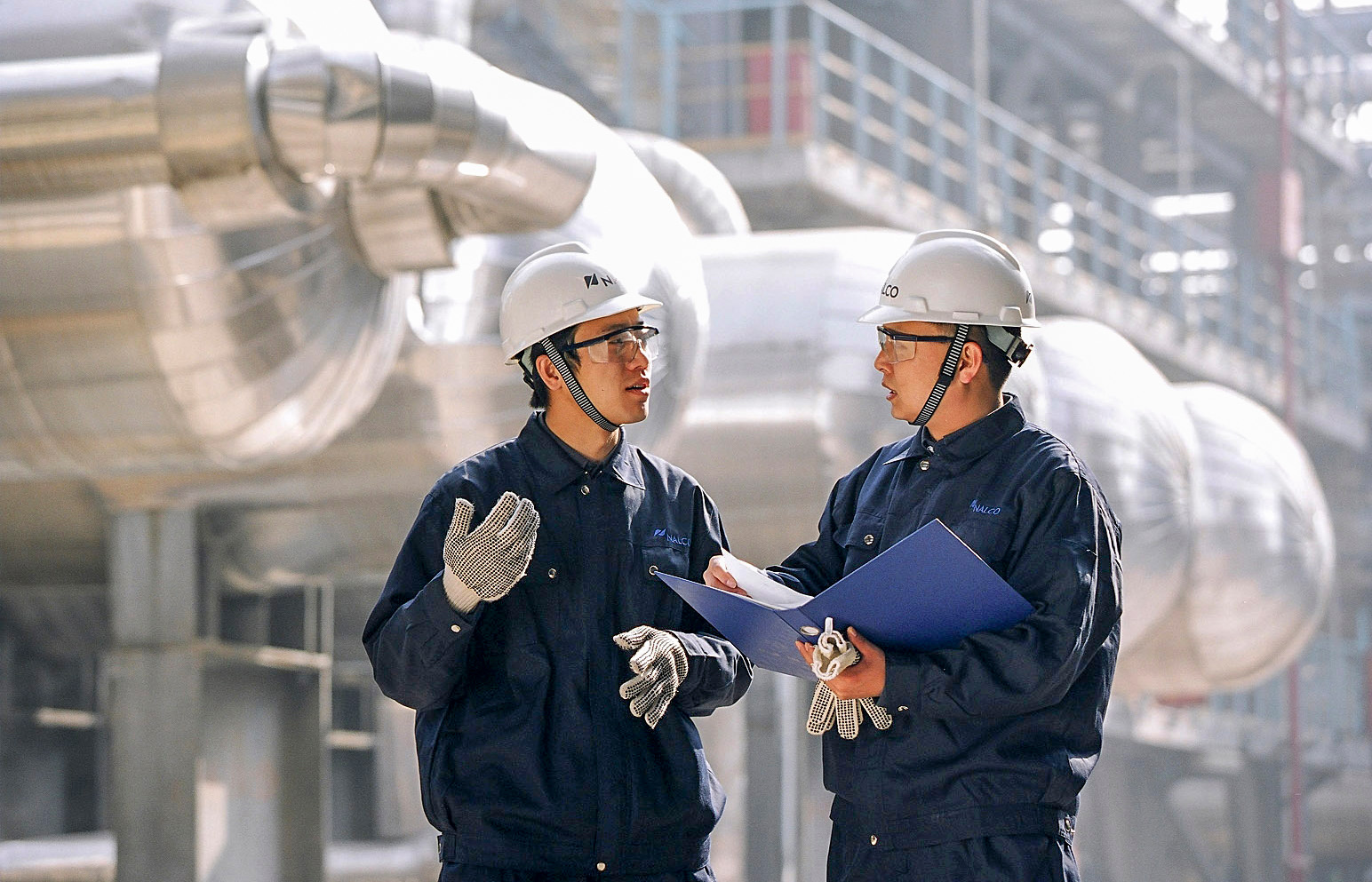 engineers at a petrochemical plant petrochemical photography China